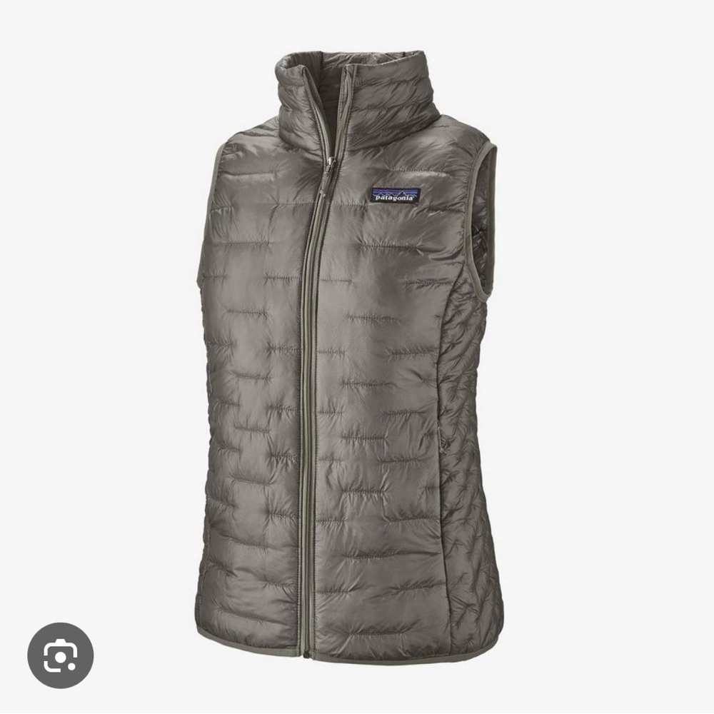 Patagonia micro puff vest silver xs puffer